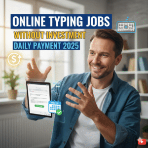 Online typing jobs without investment daily payment 2025