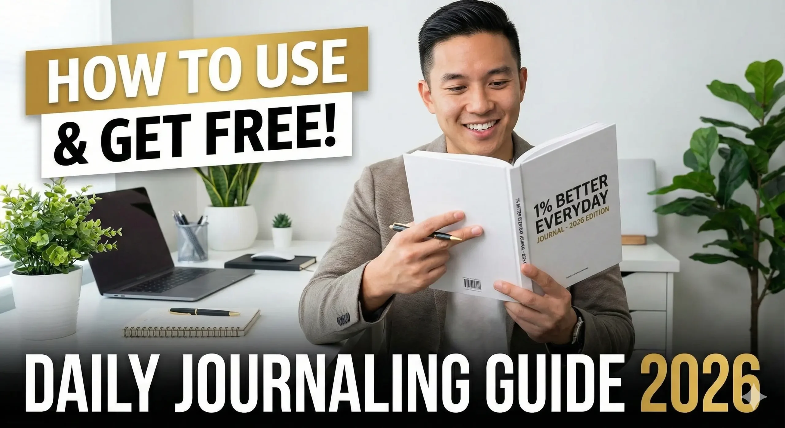 How to Use a Journal Daily (1% Better Everyday Journal) 2026